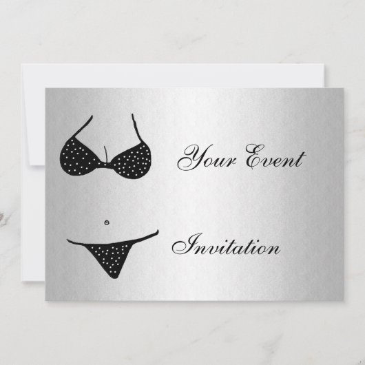 Uitnodiging vrijgezellenfeest (Voorkant)