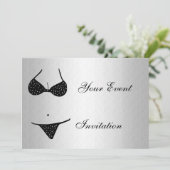 Uitnodiging vrijgezellenfeest (Staand voorkant)