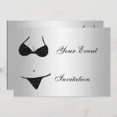 Uitnodiging vrijgezellenfeest (Voorkant / Achterkant)