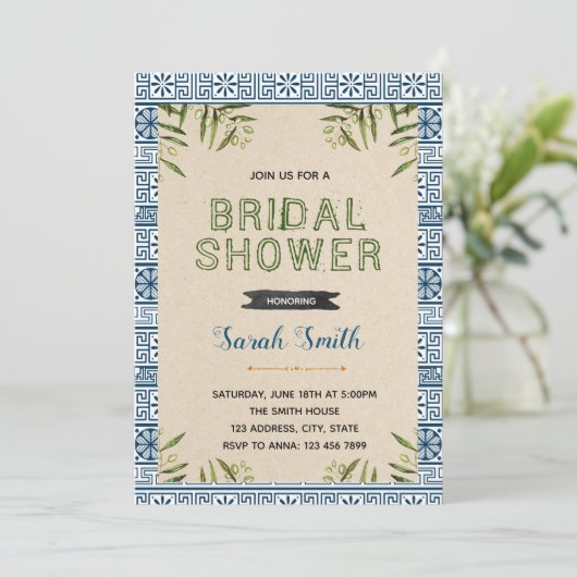 Uitnodiging vrijgezellenfeest (Staand voorkant)