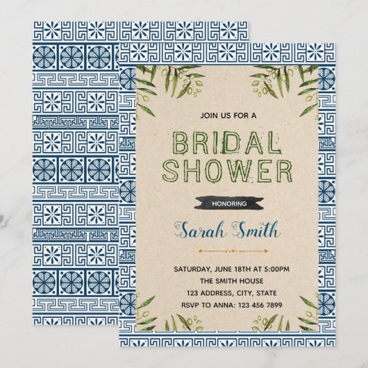 Uitnodiging vrijgezellenfeest (Voorkant / Achterkant)