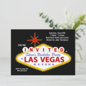 Uitnodiging vrijgezellenfeest (Staand voorkant)