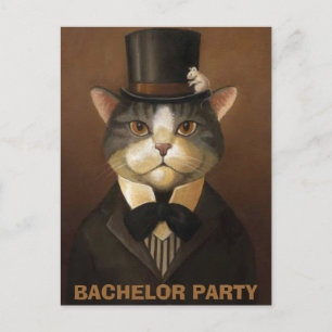 Uitnodiging vrijgezellenfeest, Groom Shower Uitnod Briefkaart