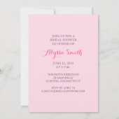 Uitnodiging Vrijgezellenfeest jurk silhouet pruim (Achterkant)