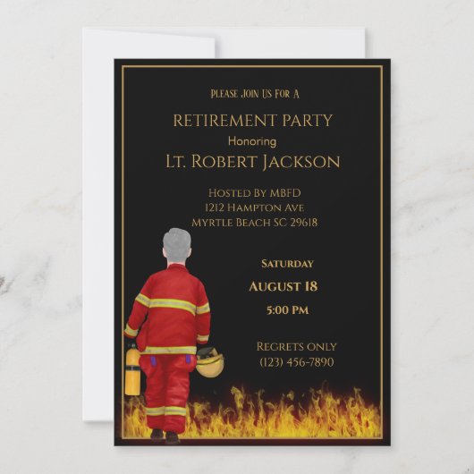 Uitnodiging vuurgevechtspartij (Voorkant)