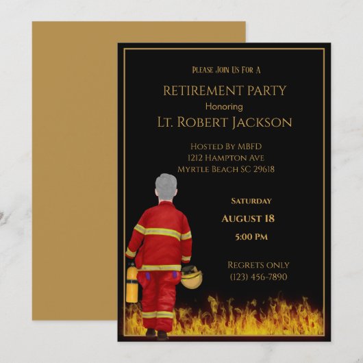 Uitnodiging vuurgevechtspartij (Voorkant / Achterkant)