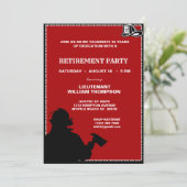 Uitnodiging vuurman/brandweerhoofd (Staand voorkant)