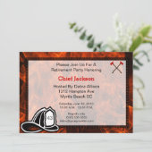 Uitnodiging vuurman/hoofdpartij (Staand voorkant)