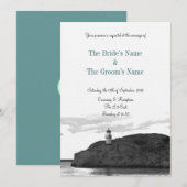 Uitnodiging vuurtoren - Afbeelding (Voorkant / Achterkant)