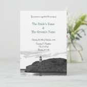 Uitnodiging vuurtoren - Afbeelding (Staand voorkant)