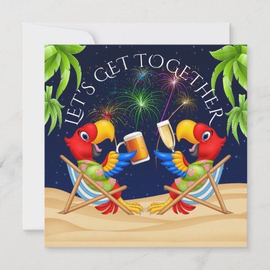 Uitnodiging Vuurwerk Samenkomst (Voorkant)