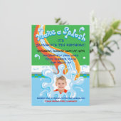 Uitnodiging waterdichte parkgroep (Staand voorkant)