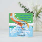 Uitnodiging waterparkgroep (Staand voorkant)