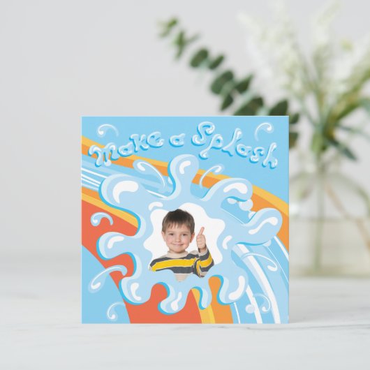 Uitnodiging waterparkgroep (Staand voorkant)