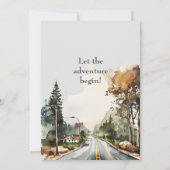 Uitnodiging waterverf wegpartij (Achterkant)