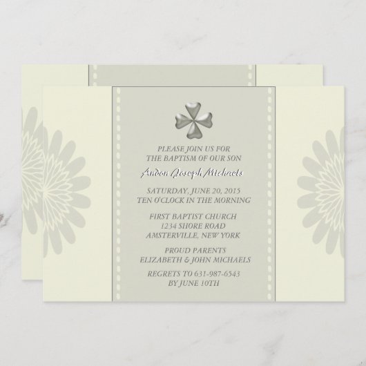 Uitnodiging wegens godslastering (Voorkant / Achterkant)