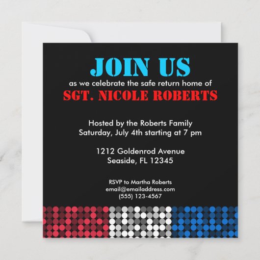 Uitnodiging "Welkom thuis" (Achterkant)