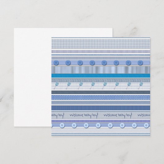 Uitnodiging - Welkomstjongen (Voorkant / Achterkant)