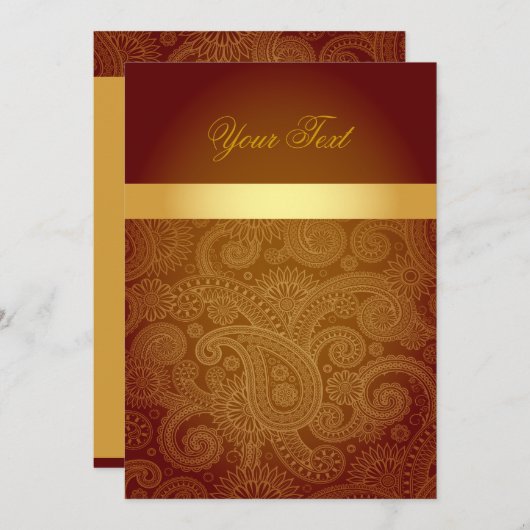 Uitnodiging  / Wenskaart (Voorkant / Achterkant)