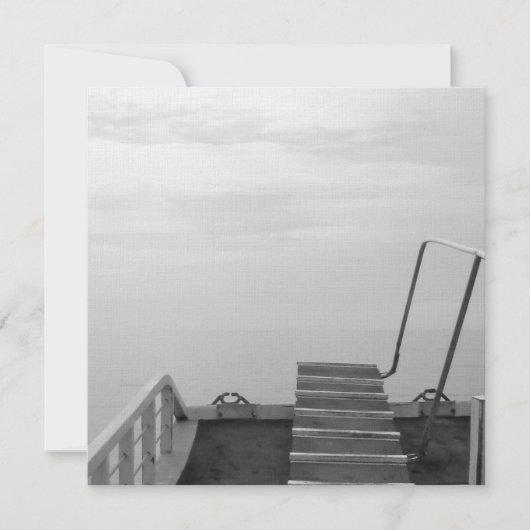 Uitnodiging/Wenskaart - Foto Titanic versie Kaart (Voorkant)