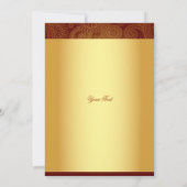 Uitnodiging/Wenskaart Kaart (Achterkant)