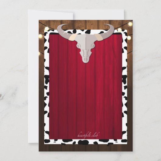 Uitnodiging westerne partij (Achterkant)