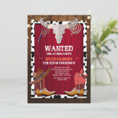 Uitnodiging westerne partij (Staand voorkant)