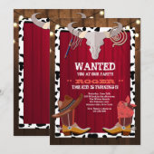 Uitnodiging westerne partij (Voorkant / Achterkant)