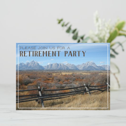 Uitnodiging westerne partij bij vervroegde uittred (Staand voorkant)