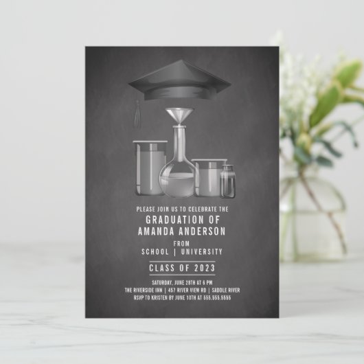 Uitnodiging wetenschaps- en Gradustrie (Staand voorkant)