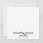 Uitnodiging "Whimsical Whisp" (Achterkant)