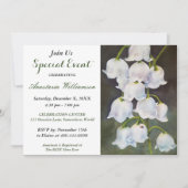 UITNODIGING WHITE LILY OF THE VALLEY FEestJE (Voorkant)