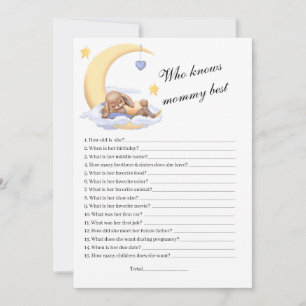 Uitnodiging Wie kent mama het beste.