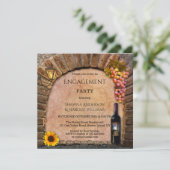 Uitnodiging wijnbouwpartij voor wijnbouw (Staand voorkant)