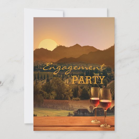 Uitnodiging wijnbouwpartij voor wijnbouw (Voorkant)