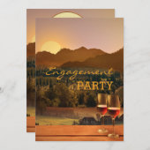 Uitnodiging wijnbouwpartij voor wijnbouw (Voorkant / Achterkant)