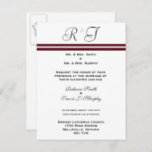 Uitnodiging - wijnlijn (Voorkant / Achterkant)