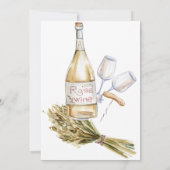 Uitnodiging wijnmakerij meisjesweekend (Achterkant)