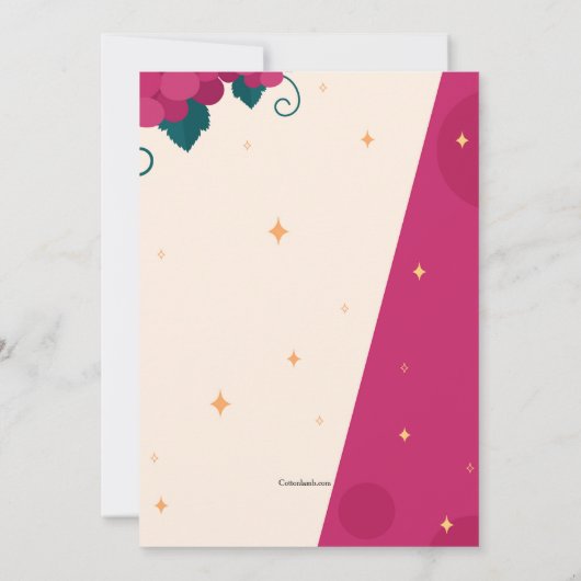 Uitnodiging wijnpartij (Achterkant)