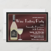 Uitnodiging wijnpartij (Voorkant)