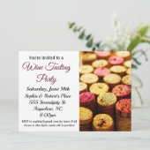 Uitnodiging wijnpartij (Staand voorkant)