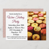 Uitnodiging wijnpartij (Voorkant / Achterkant)