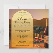Uitnodiging wijnpartij (Achterkant)