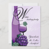 Uitnodiging wijnpartij (Voorkant)