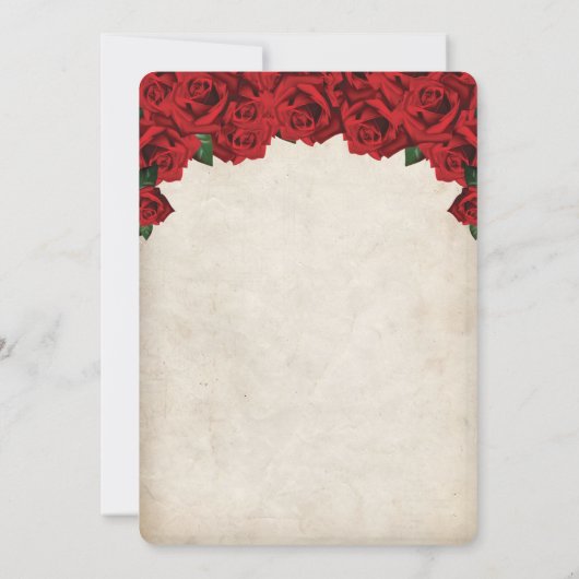 Uitnodiging wijnproeverij vintage feest (Achterkant)