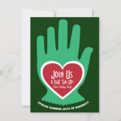 Uitnodiging: Willekeurige kerstwet Kaart (Voorkant)