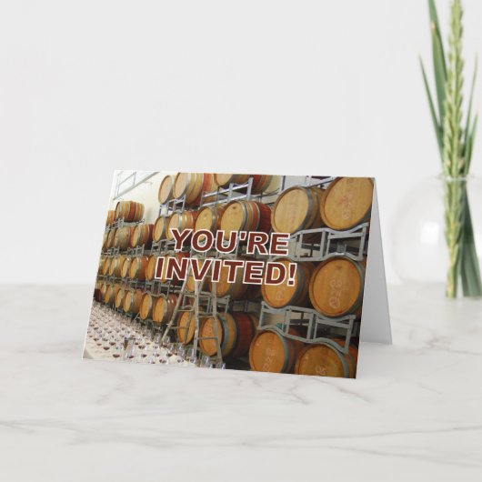 Uitnodiging, Winery (Voorkant)