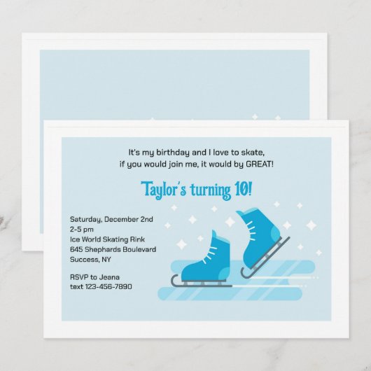 Uitnodiging Winter Schaakfeest (Voorkant / Achterkant)