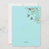 Uitnodiging Winter Vogels (Achterkant)