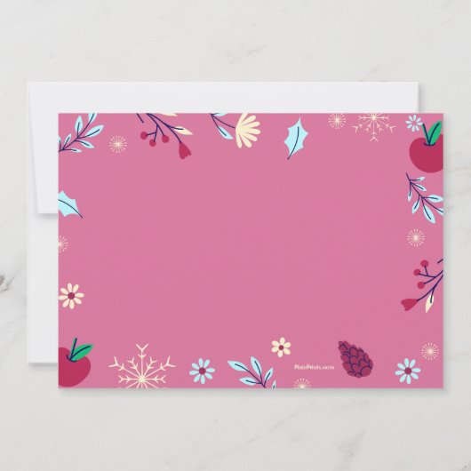 Uitnodiging Winterfeest (Achterkant)